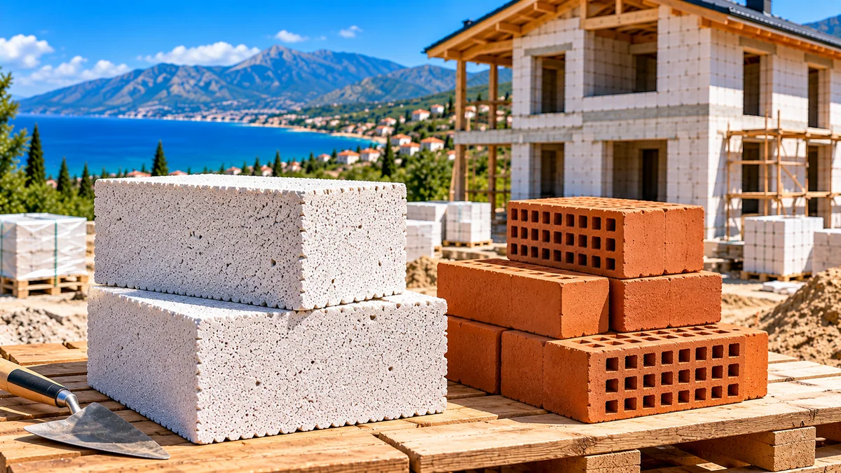 Газобетон или кирпич: сравнение для частного дома